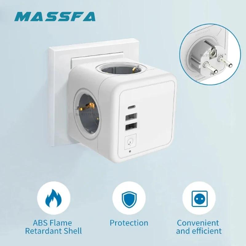Massfa 4 AC  ÷ Ʈ    Ƽ, USB C Ÿ ,  ȣ, ġ Ʈ Ȩ